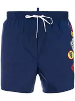 acheter shorts de bain hommes dsquared2 back logo blue